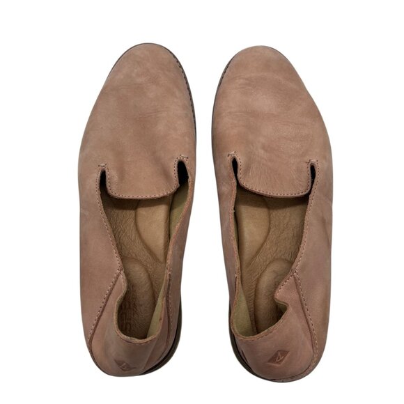 Sperry Womens Tan Leather Slip-On Loafers Size 8 Casual Shoes Comfortable - Picture 6 of 7